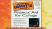 best book  Complete Idiots Guide to Financial Aid for College