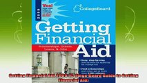 read here  Getting Financial Aid 2009 College Board Guide to Getting Financial Aid