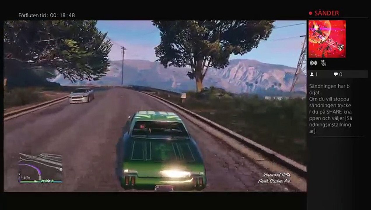 BabFars PS4-livesändning