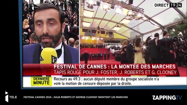 Festival Cannes 2016 : Julia Roberts et George Clooney montent les marches (vidéo)