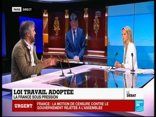 Alexis Corbière invité  à " Paris Direct" France 24 le 12/05/2016