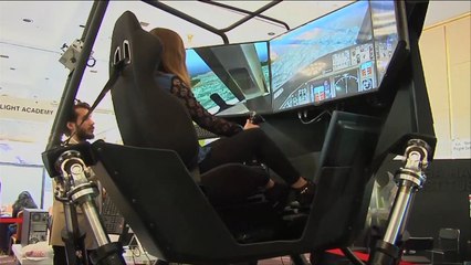 معرض في إسطنبول لأجهزة تعليم قيادة الطائرات