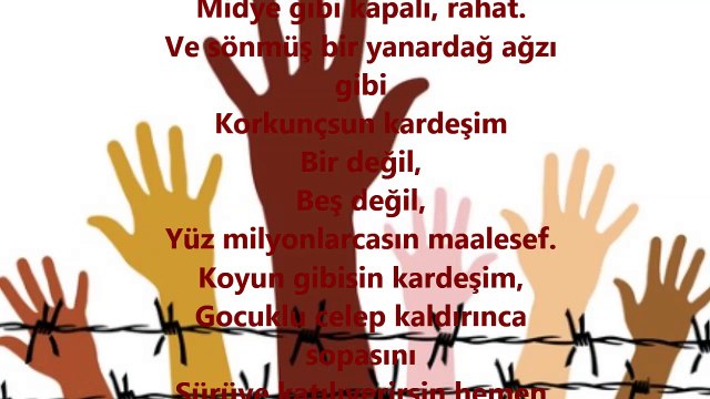 Nazım Hikmet-AKREP GİBİSİN Seslendiren ATTİLA CANBAZ