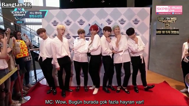 [TÜRKÇE ALTYAZI] 160512 BTS - MCountdown Mini Fanmeeting
