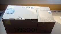 Unboxing: Nikon D3200 w/ Nikkor 16-85mm