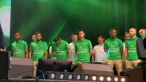 Les Verts fiers de leurs nouveaux maillots!