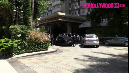 Hilary Duff & Mike Comrie Arrive To The Four Seasons Hotel On Mother's Day With Son Luca 5.8.16