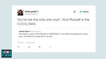 Pratt Gets Emotional Over Kurt Russell