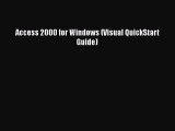 [PDF] Access 2000 for Windows (Visual QuickStart Guide) [Read] Online