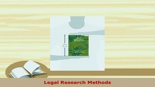 Download  Legal Research Methods  EBook