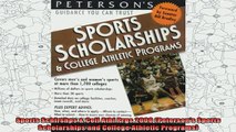 best book  Sports Schlrshps  Coll Athl Prgs 2000 Petersons Sports Scholarships and College