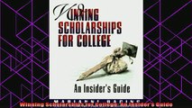 new book  Winning Scholarships for College An Insiders Guide