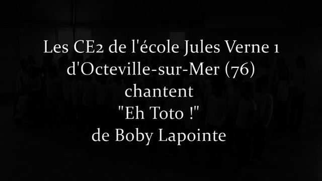 [École en chœur] Académie de Rouen - École primaire Jules Verne 1 - Octeville sur Mer (76)