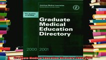 read here  Graduate Medical Education Directory 20002001
