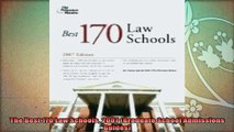 new book  The Best 170 Law Schools 2007 Graduate School Admissions Guides