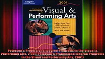 read here  Petersons Professional Degree Programs in the Visual  Performing Arts 2 001 Petersons