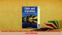 Read  Bradt Hiking Guide Chile and Argentina Backpacking and Hiking Ebook Free
