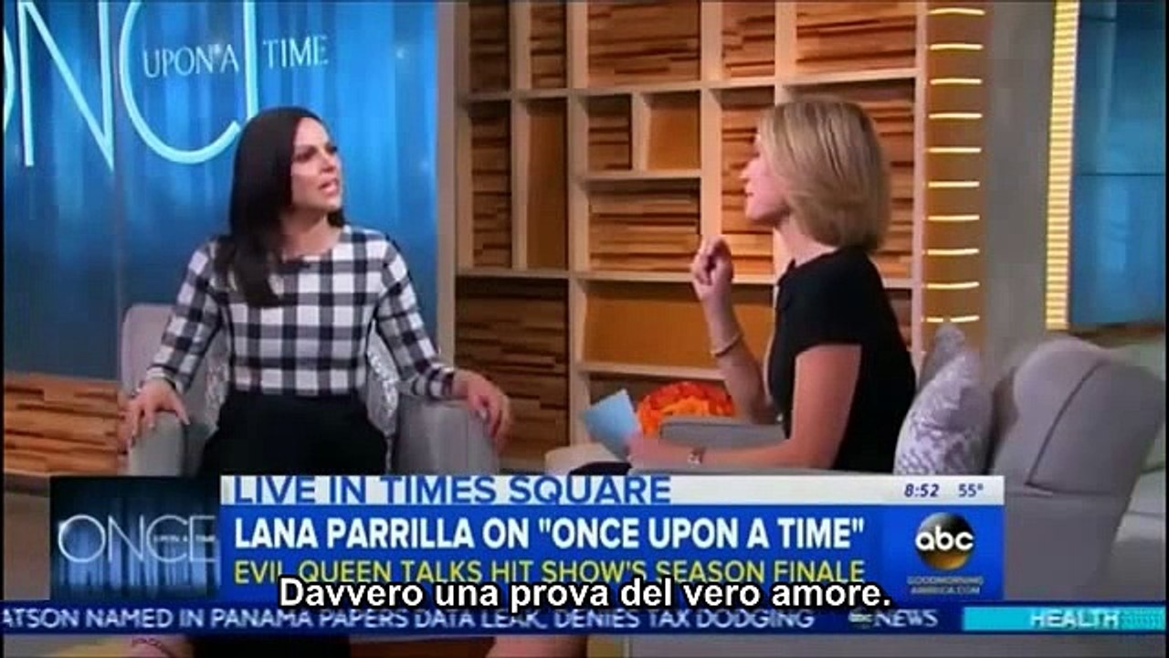 Lana Parrilla on "Once Upon a Time", Good Morning America May 11, 2016 - SUB ITA