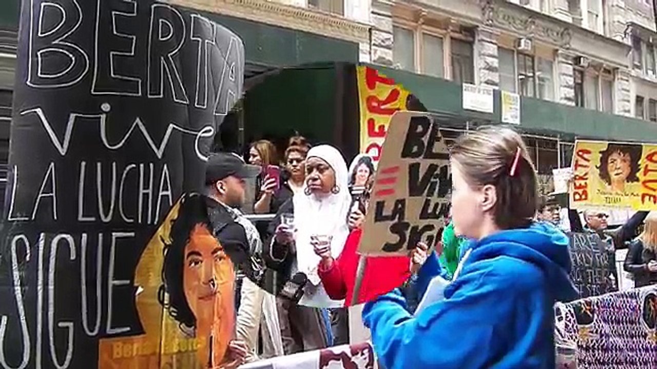 Justice4Berta and Reclaim Feminisms-May 10th 2016-NYC