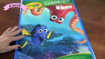 Finding Dory Crayola Giant Coloring Pages! Finding Dory Coffee Pot with Hank! Fun Coloring