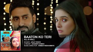 'Baaton Ko Teri' Full AUDIO Song - Arijit Singh - Abhishek Bachchan, Asin - T-Series