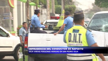 Download Video: Imprudencia del conductor de rapidito deja varias personas heridas