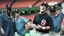 San Diego Padres Friar Learns To Dance From Player!
