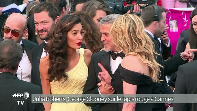 Julia Roberts, George Clooney sur le tapis rouge à Cannes