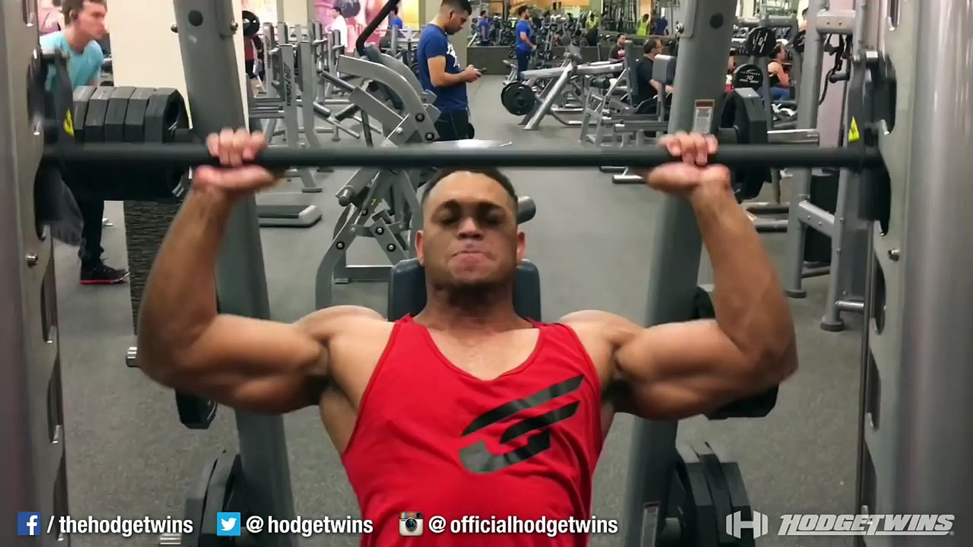Shoulder Biceps Bodybuilding Workout Hodgetwins Video Dailymotion