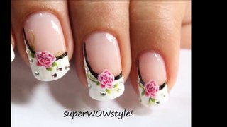 Water Decals  French Manicure Nail Designs