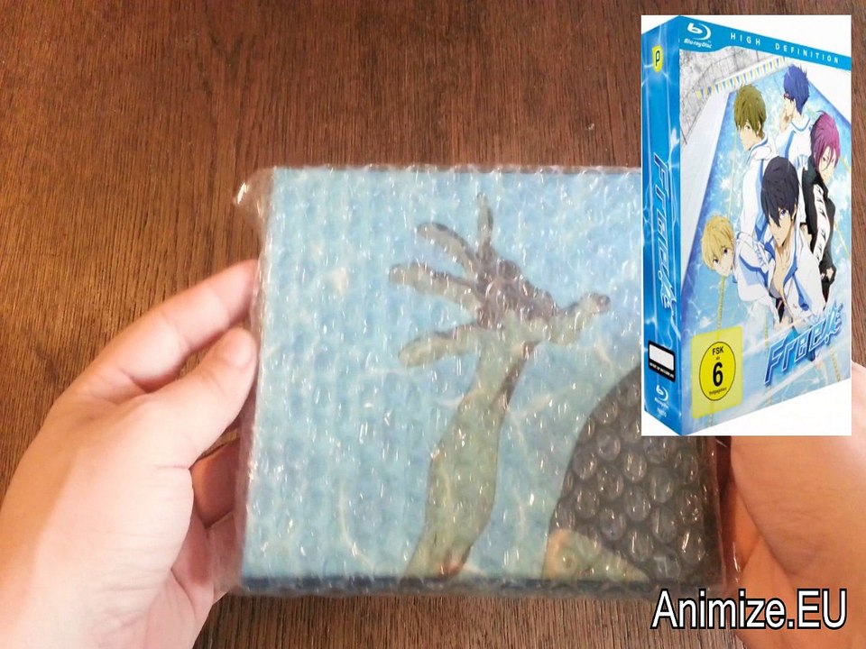 Unboxing: Free! Vol. 1 - DVD Edition (peppermint Anime)