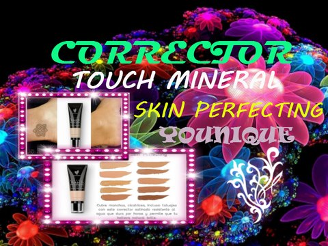 Cubre manchas, cicatrices y tatuajes con Corrector Touch Mineral de Younique