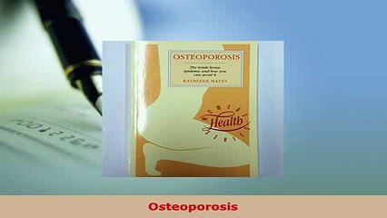 Download  Osteoporosis  EBook