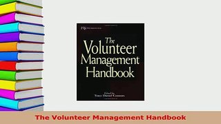 PDF  The Volunteer Management Handbook Download Full Ebook