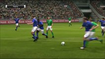 PES 2011 Become a Legend Gameplay: Italy Vs Northern Ireland