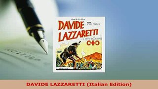 Download  DAVIDE LAZZARETTI Italian Edition PDF Book Free