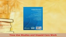 PDF  Time Use Studies and Unpaid Care Work Download Full Ebook