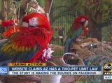 Fact Check: Website claims Arizona has two-pet limit law