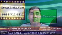 San Antonio Spurs vs. Oklahoma City Thunder Pick Prediction Game 6 NBA Pro Basketball Odds Preview