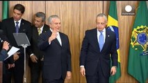 Brezilya'da yeni devlet başkanı ilk konuşmasında birlik ve beraberlik mesajı verdi