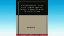 READ book  Centrifugal and Axial Flow Pumps Full EBook