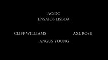 Mensagem dos AC-DC e Axl Rose para os fãs Portugueses