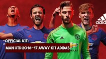 OFFICIAL - MANCHESTER UNITED 2016-17 AWAY KIT ADIDAS.