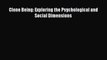 [Read PDF] Clone Being: Exploring the Psychological and Social Dimensions Ebook Online