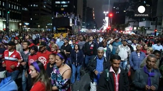 Протест проти усунення Джилми Руссефф у Сан-Паулу