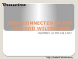 Buy a protable wifi internet hotspot from Iceland