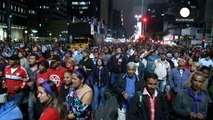 Manifestaciones en Brasil contra el nuevo Gobierno de Michel Temer