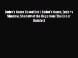 PDF Ender's Game Boxed Set I: Ender's Game Ender's Shadow Shadow of the Hegemon (The Ender