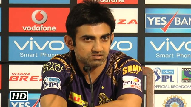 IPL9 KKR vs RPS Gambhir Reacts On Dhonis Poor Show