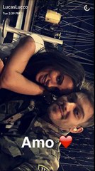 Rolando clima entre anitta e o cantor Lucas lucco no Snapchat